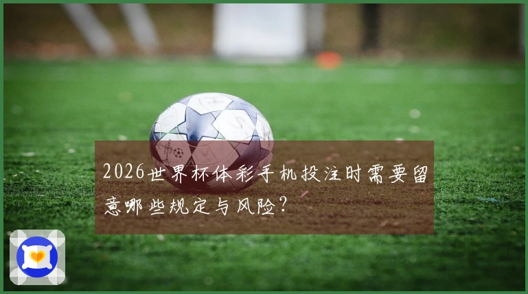 2026世界杯体彩手机投注时需要留意哪些规定与风险？