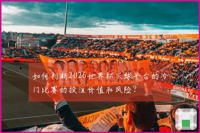 如何判断2026世界杯买球平台的冷门比赛的投注价值和风险？